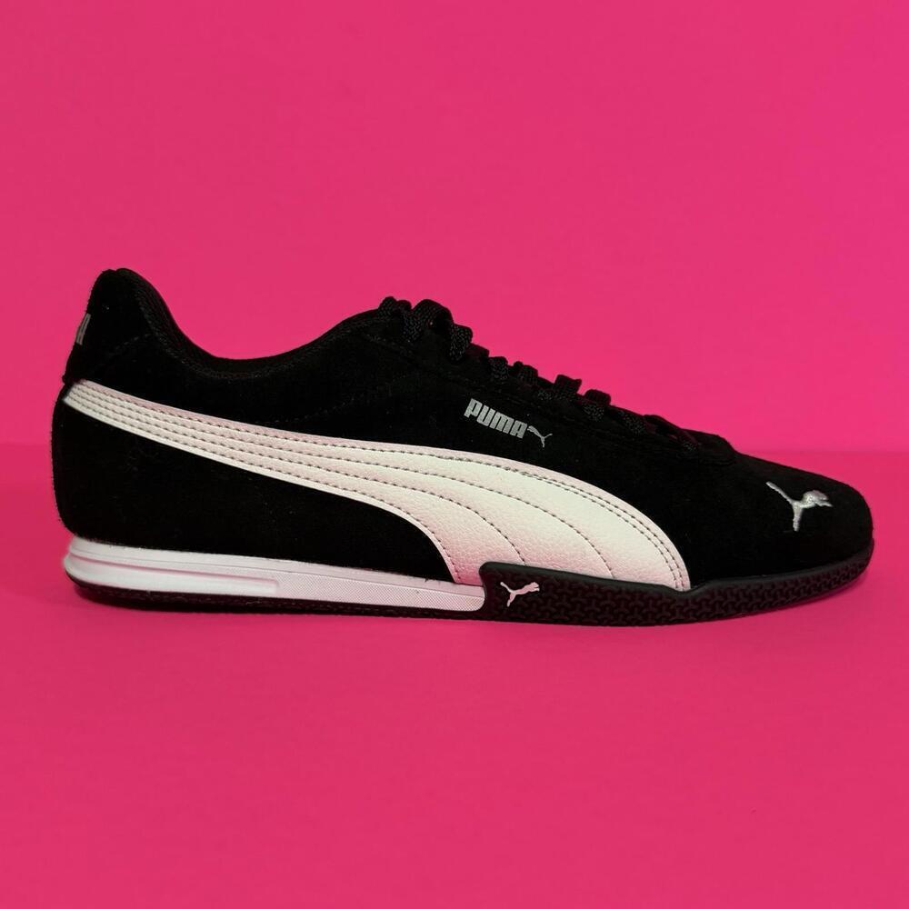 Puma Bella Donna SD Suede Leather Black Sneaker 407281-03 Women